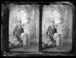 Joshua Given and a male student, c.1882 Joshua Given and a male student, c.1882