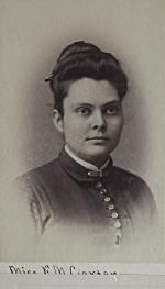 Miss Florence M. Carter, c. 1887