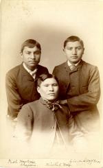 Kish Hawkins, Kise (Red Wolf), and Clarence Wolf Face [version 2], c.1884
