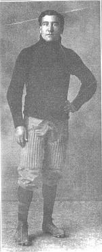 William Gardner in football uniform [version 2], c.1906 