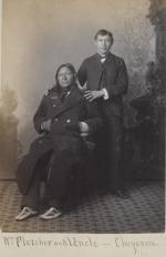 William Fletcher and his uncle, Old Crow [version 2], 1884