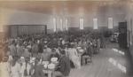 Dining Hall with students, c.1885