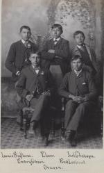 Louis Big Horse, Elmer, Joel Chetopah, Embry Gibson, and Fred Lookout [version 2], c.1884