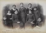 Nine female students [version 2], c.1885