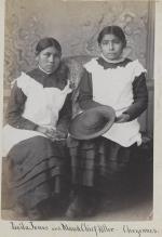 Leila Jones and Maud Chief Killer [version 2], c.1882