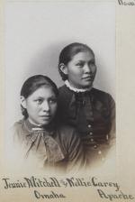 Jennie Mitchell and Nellie Carey, c.1891