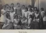 Seventeen female Pueblo students [version 2], c. 1885