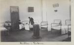 Miss Wilson and Dr. Given with a student in the hospital, c.1887