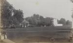 School grounds with band stand, c.1885