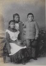 Candelaria Quintana, Josefeta Montoya, and Jose Maria Perez [version 2], c.1884