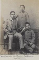 Jasper Kanseah, Alfred Eateh, and Joseph Ezhuna [version 2], c.1887