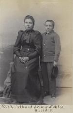 Elizabeth Sickles and Arthur Sickles, c.1892