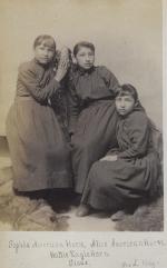 Sophia American Horse, Alice American Horse, and Hattie Eagle Horn, c.1893