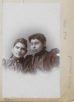 Lizzie Hill and Kamie Owl, c.1896