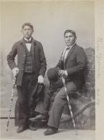 Chapo Geronimo and an unidentified young man, c.1890