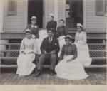 Dr. Carlos Montezuma with six student nurses [version 2], 1893