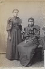 Linnie Laura Thompson and Emmeline Patterson, c.1894