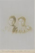 Lottie Horne and Nancy O. Cornelius, c.1896