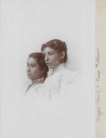Maggie Trombly and Mary Beaulieu, c.1895