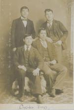 Four unidentified male students #4, c.1900