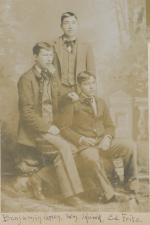 Benjamin Green, William Little Hawk, and Edward Fritz, c.1895