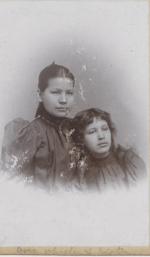Cora Wheeler and Minnie Wheeler, c.1896