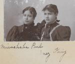 Minnie Paul and Inez King, c.1898