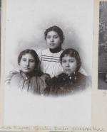 Eva Rogers, Rosalie Doctor, and Jeanette Rice, c.1895