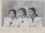 Louisa Ance, Annie Carl, and Jane Mark, c.1897