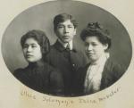 Olive Webster, Solomon Webster, and Delia Webster, c.1899