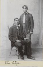 Elias Cekiya and an unidentified young man, c.1899