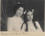 Dora Fritts and Bertha Fritts, c.1899