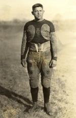 Peter Calac in football uniform, c.1915