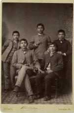 Five male students [version 2], c.1885