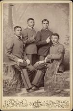 Four unidentified male students #5, c.1885