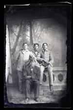 Four unidentified male students #1, c.1885