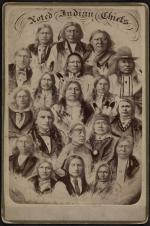 Indian Chiefs who visited the Carlisle Indian School [version 1], c.1881