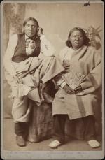 White Man and Stumbling Bear, visiting chiefs [version 1], c.1880