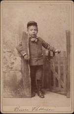 Bruce Patterson wearing his hat, c.1889 Bruce Patterson wearing his hat, c.1889