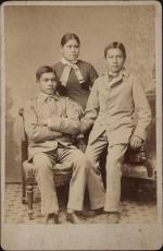 Benjamin Thomas, Mary Perry, and John Menaul Chaves, c.1883