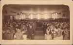 Christmas dinner in dining hall, 1885 Christmas dinner in dining hall, 1885