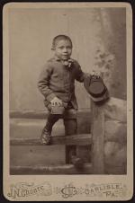 Bruce Patterson holding his hat, c.1889 Bruce Patterson holding his hat, c.1889