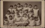 Seventeen female Pueblo students [version 2], c.1885
