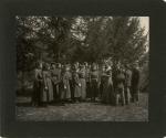 Outdoor Lesson with Third Grade Students and Teacher, 1901