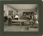 Students Pressing and Cleaning Clothes in the Tailor Shop, 1901 Students Pressing and Cleaning Clothes in the Tailor Shop, 1901