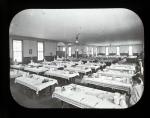 Tables Set in School Dining Hall, c. 1900 Tables Set in School Dining Hall, c. 1900