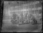 Visiting chiefs with two female students, c. 1881