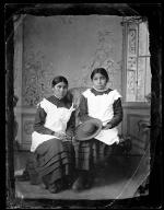 Leila Jones and Maud Chief Killer [version 1], c.1882
