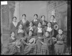 Thirteen female Sioux students [version 1], c.1883
