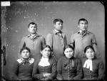 Seven unidentified students #1, c.1887